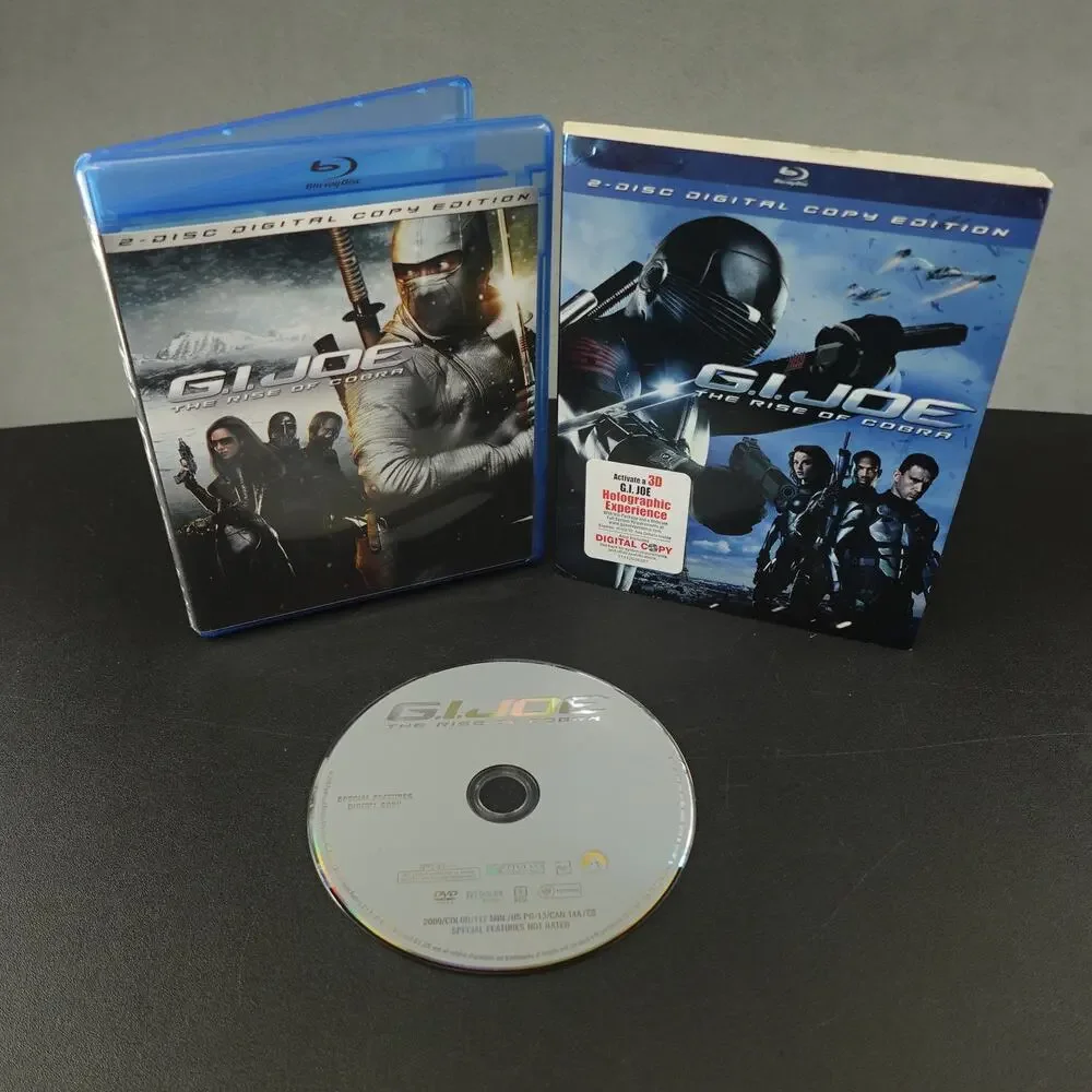 G.I. Joe: The Rise‎ of Cobra (Blu-ray/Digital, 2009) with Slipcover